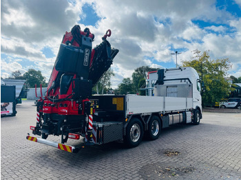 Dropside/ Flatbed truck, Crane truck Volvo FH 540 6x2 Container Fassi F545 Heck: picture 5