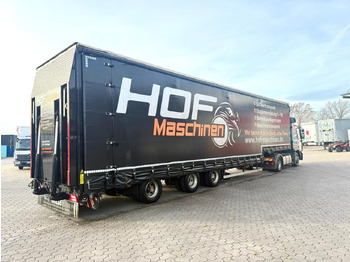 Low loader semi-trailer Wiese 3-Achs Stufen Sattel mit Auffahrrampe 25T: picture 2