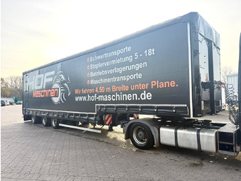 Low loader semi-trailer Wiese 3-Achs Stufen Sattel mit Auffahrrampe 25T: picture 4