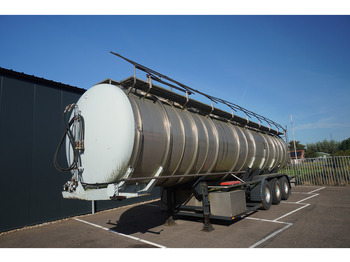 Tank semi-trailer for transportation of chemicals Dijkstra 3 AXLE CHEMIE TANK TRAILER 42 m3: picture 2