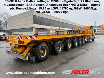 Dropside/ Flatbed semi-trailer ES-GE