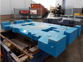 Counterweight for Construction machinery Terex Terex explorer 5800 counterweight 10,5 ton: picture 4
