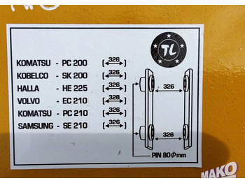 New Attachment for Construction machinery Nowy zrywak do koparki TL Miller fi 80: picture 5