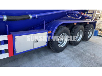 New Tank semi-trailer for transportation of cement SUNSKY bulk cement trailer: picture 3