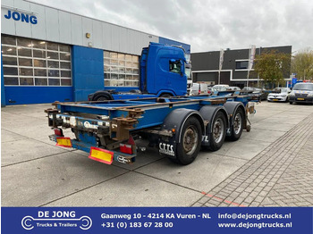 Container transporter/ Swap body semi-trailer VAN HOOL