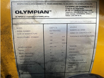 Generator set Caterpillar Olympian GEP175 175kVA: picture 4