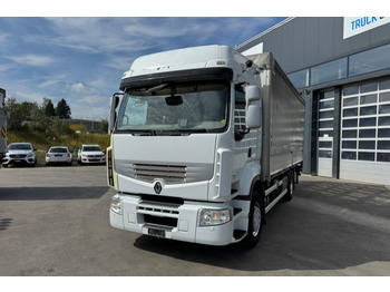 Curtainsider truck RENAULT Premium 460