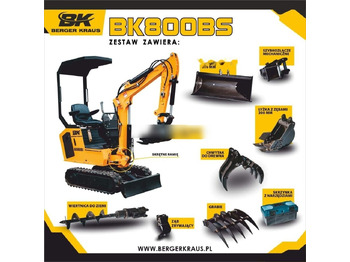 Mini excavator BERGER KRAUS