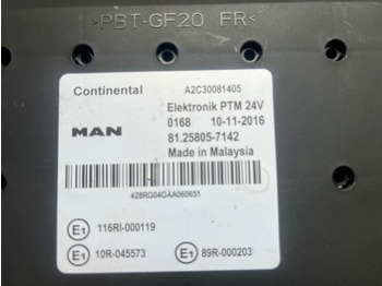 ECU for Truck MAN Continental Elektronik PTM Steuergerät 81.25805-7142: picture 2