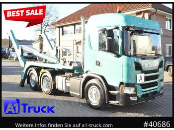 Skip loader truck SCANIA G 410