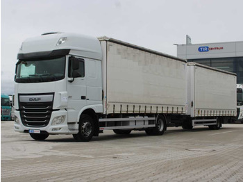 Curtainsider truck DAF XF 440