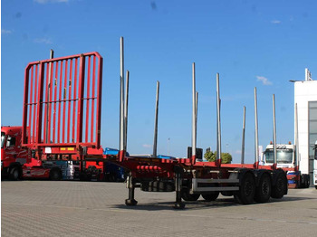 Logging semi-trailer