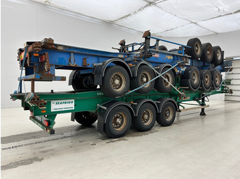 Container transporter/ Swap body semi-trailer Fruehauf 4x Skelet 2 x 20-40 ft: picture 4