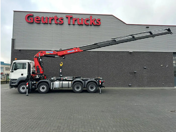 Hook lift truck, Crane truck MAN TGS 35.460 8X4 BL+ HYVA 18.55.S HAAKARMSYSTEEM EFFER 395-5 KRAAN/KRAN/CRANE/GRUA: picture 5