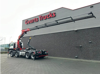 Hook lift truck, Crane truck MAN TGS 35.460 8X4 BL+ HYVA 18.55.S HAAKARMSYSTEEM EFFER 395-5 KRAAN/KRAN/CRANE/GRUA: picture 3