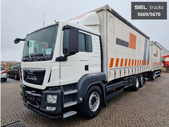 Curtainsider truck MAN TGS 26.440/Lenkachse/Staplerhaltrng./ KOMPLETT!!: picture 2