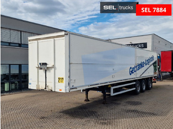 Closed box semi-trailer