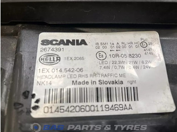 Headlight for Truck Scania Koplamp Rechts 2674391: picture 3