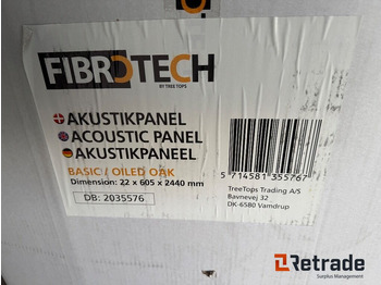 Construction equipment Byggematerialer Akustikpaneler basic/oiled oak 40 stk 22x605x2440mm: picture 5