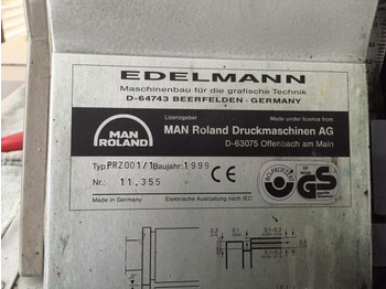 Offset printing machine Roland Practica PRZ 00 two-color offset press: picture 3