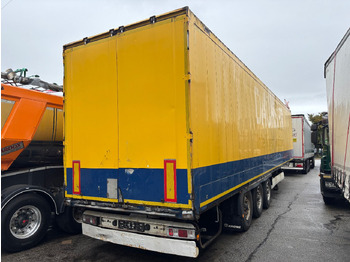 Closed box semi-trailer Krone SD Textilkoffer/Luft/Scheibe: picture 4