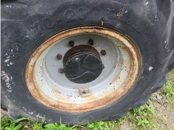 Wheel and tire package for Agricultural machinery Neuson Ls6001 Wheel Rim And Tyre R20, 405/70-20: picture 2