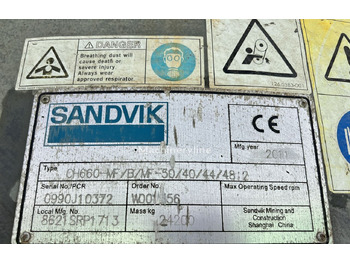 Cone crusher Sandvik CH660- MF Hydraulic Cone Crusher: picture 5 Cone crusher Sandvik CH660- MF Hydraulic Cone Crusher: picture 5