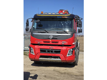 Hook lift truck, Crane truck VOLVO FMX 420 6X4 / HIAB 144B-hiduo / hook system: picture 4