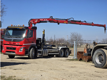 Hook lift truck, Crane truck VOLVO FMX 420 6X4 / HIAB 144B-hiduo / hook system: picture 5