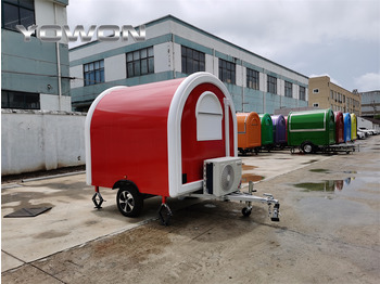 New Vending trailer for transportation of food YOWON Fully customized food vending cart mobile street fast food trailer: picture 3