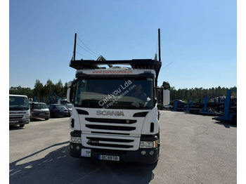 Autotransporter truck, Autotransporter semi-trailer Scania P 450: picture 2