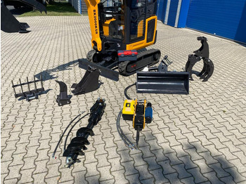 Mini excavator Minibagger BK2000KSR inkl. Zubehörpaket *INKL.19% MWST*BERGER KRAUS*YANMAR*SCHWENKARM* VERSTELLFAHRWERK*: picture 2