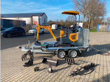 Mini excavator, Trailer Minibagger BK950JS + Tieflader + Zubehör *INKL.19% MWST*BERGER KRAUS*JOYSTICK*SOFORT!*: picture 2