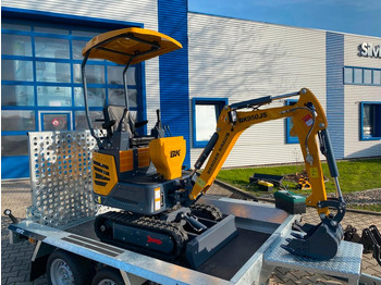 Mini excavator, Trailer Minibagger BK950JS + Tieflader + Zubehör *INKL.19% MWST*BERGER KRAUS*JOYSTICK*SOFORT!*: picture 5