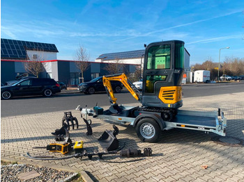 Mini excavator, Trailer Minibagger BK950KS + Anhänger + Zubehör *INKL.19% MWST*BERGER KRAUS*KABINE*SOFORT!*: picture 3