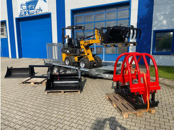 Mini excavator, Trailer Radlader/Hoflader BK906 inkl. Tieflader und großem Zubehörpaket *INKL.19% MWST*BERGER KRAUS*PERKINS*CE*SOFORT!*: picture 4