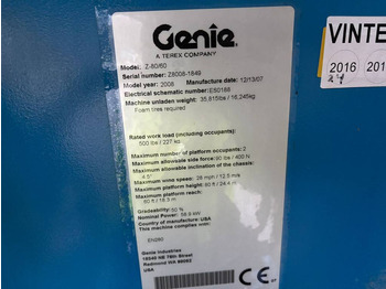 Articulated boom Genie Z 80/60: picture 3 Articulated boom Genie Z 80/60: picture 3