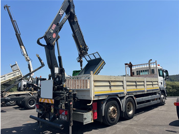 Dropside/ Flatbed truck, Crane truck MAN TGS 26/400: picture 5
