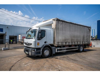 Curtainsider truck RENAULT Premium 270