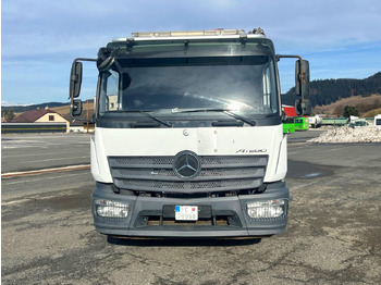 Dropside/ Flatbed truck, Crane truck Mercedes truck ATEGO, 1527, Crane HMF 1120 - K5: picture 2
