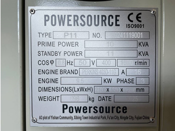 New Generator set Perkins 403D-11G - 11 kVA Generator - DPX-19799: picture 4