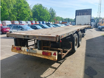 Dropside/ Flatbed semi-trailer Fruehauf 2 Axle Fruehauf , Flat trailer , Drum Brakes: picture 5