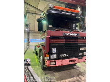 Hook lift truck 1993 Scania R-serie 143 450 Topliner med krokløft EU OK 11.2026: picture 4 Hook lift truck 1993 Scania R-serie 143 450 Topliner med krokløft EU OK 11.2026: picture 4