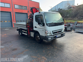 Crane truck 2008 Fuso Canter 7C18 - kranbil med 3-veis tipp - Atlas AK601.3 kran - EU-godkjent til 05/2026: picture 3 Crane truck 2008 Fuso Canter 7C18 - kranbil med 3-veis tipp - Atlas AK601.3 kran - EU-godkjent til 05/2026: picture 3
