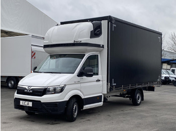New Curtain side van MAN TGE 3.180 L4 2.0 TDI | PRITSCHE PLANE + SCHLAFKABINE: picture 3