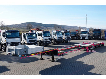 Low loader semi-trailer Emtech NACZEPA LAWETA / NISKOPODWOZIE / ROZCIĄGANA / DŁ: picture 2