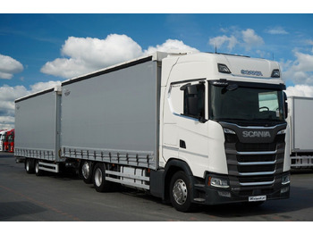 Curtainsider truck SCANIA S 450
