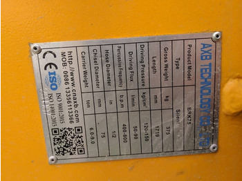 New Hydraulic hammer for Construction machinery AXB BKR: picture 4 New Hydraulic hammer for Construction machinery AXB BKR: picture 4