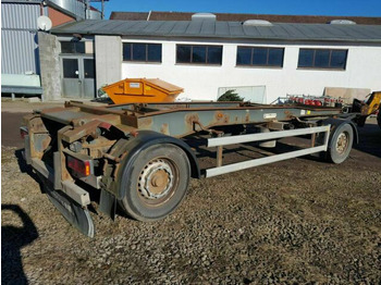 Roll-off/ Skip trailer Hüffermann HSA 1870 Abrollanhänger Deutsche Maschine: picture 2