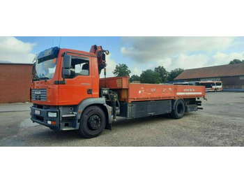 Dropside/ Flatbed truck, Crane truck MAN TG-M18.280PS Hiab 111B-2 mit Funk: picture 5